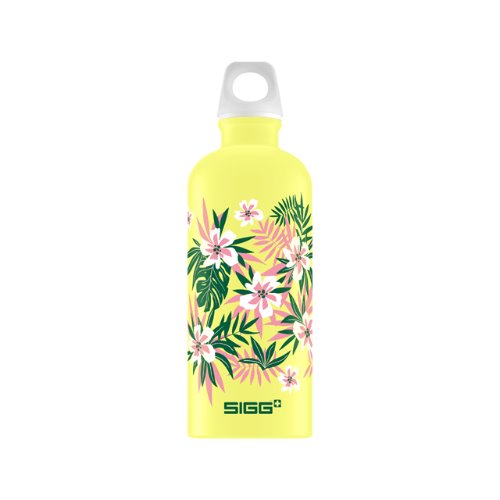 SIGG Water Bottle 600ml Lucid Florid Ultra Lemon